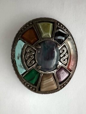 Miracle Scottish Celtic Wheel Brooch
